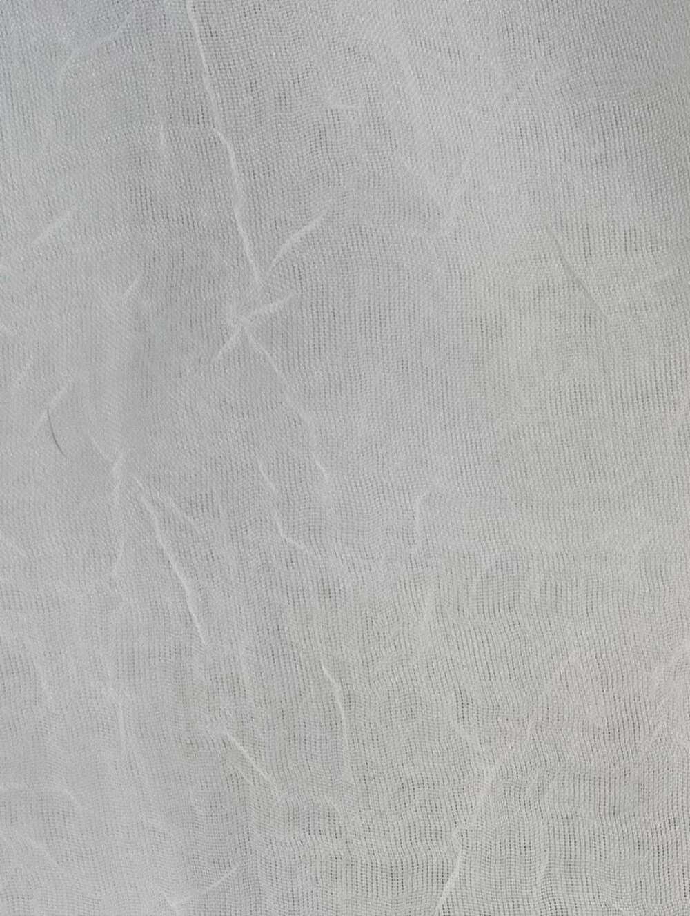 White Crinkle Sheer Curtains - 84” L (2 Panels)